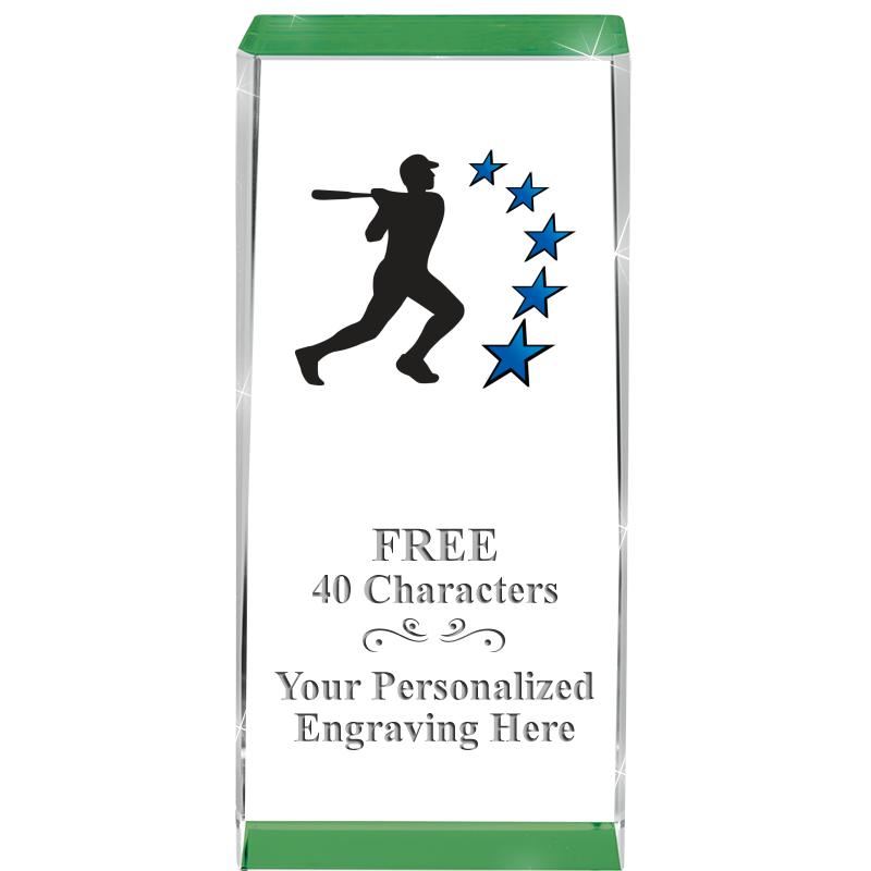 4.5" SPOTLIGHT GREEN CRYSTAL