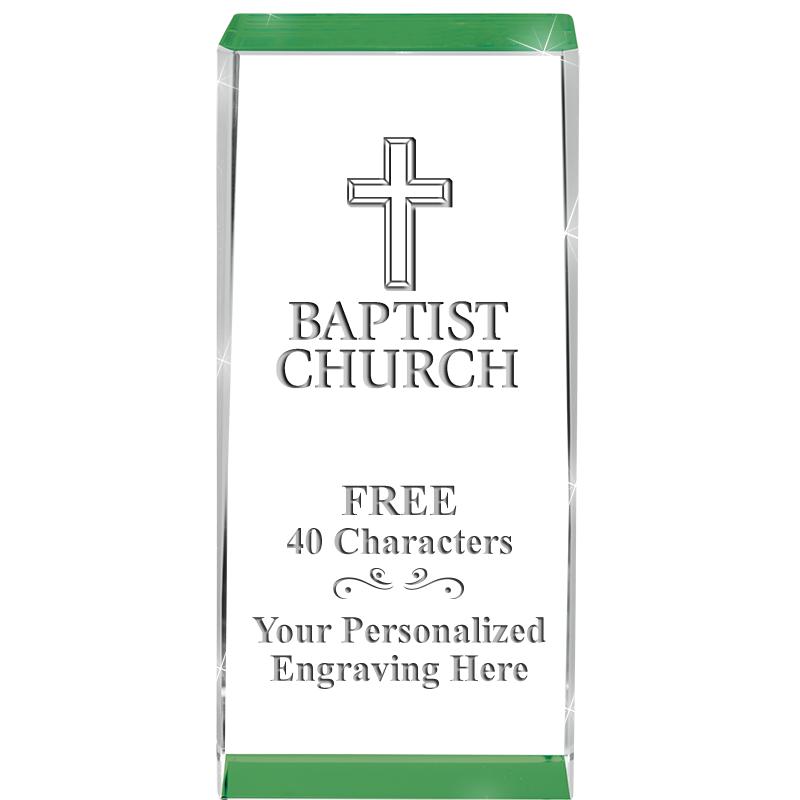 4.5" SPOTLIGHT GREEN CRYSTAL