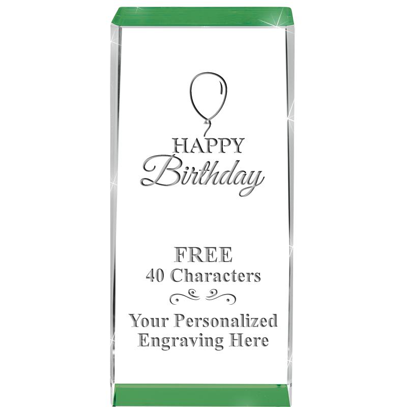 4.5" SPOTLIGHT GREEN CRYSTAL