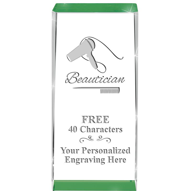 4.5" SPOTLIGHT GREEN CRYSTAL