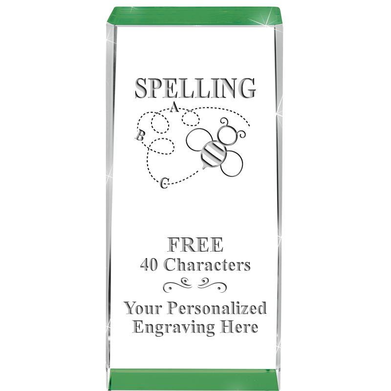 4.5" SPOTLIGHT GREEN CRYSTAL