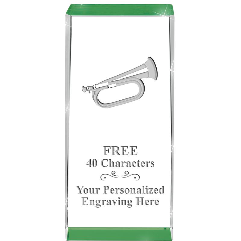 4.5" SPOTLIGHT GREEN CRYSTAL