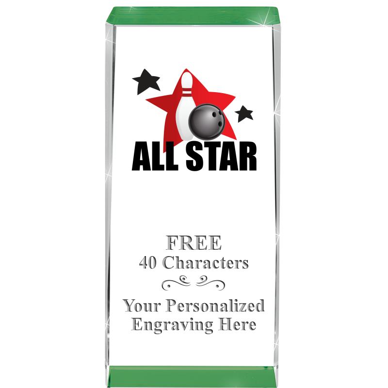 4.5" SPOTLIGHT GREEN CRYSTAL