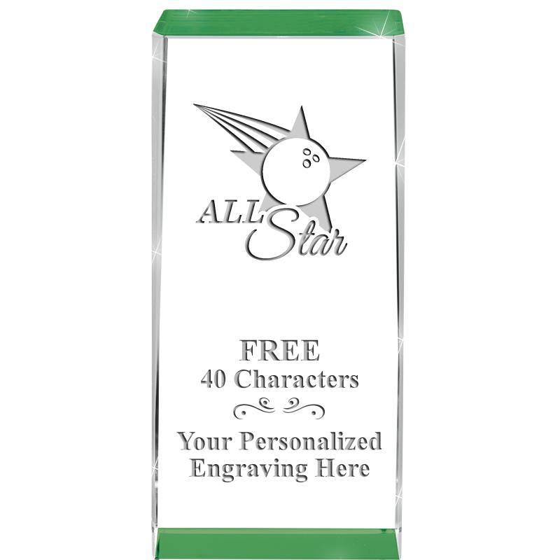 4.5" SPOTLIGHT GREEN CRYSTAL