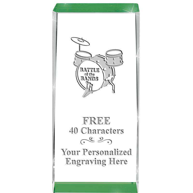 4.5" SPOTLIGHT GREEN CRYSTAL