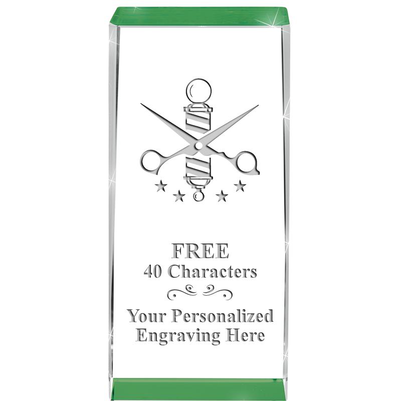 4.5" SPOTLIGHT GREEN CRYSTAL