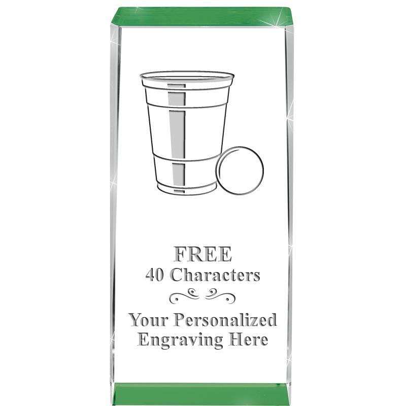 4.5" SPOTLIGHT GREEN CRYSTAL