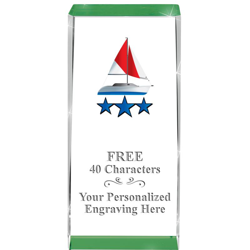 4.5" SPOTLIGHT GREEN CRYSTAL