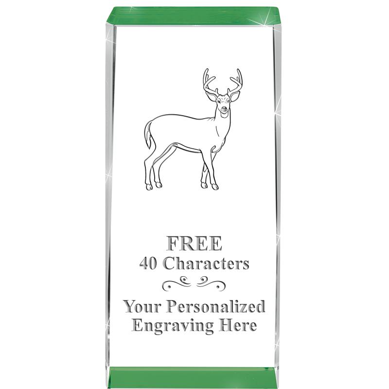 4.5" SPOTLIGHT GREEN CRYSTAL