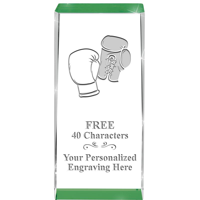 4.5" SPOTLIGHT GREEN CRYSTAL