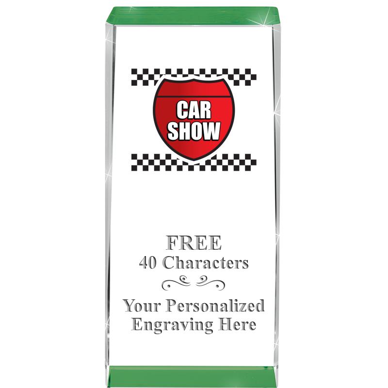 4.5" SPOTLIGHT GREEN CRYSTAL