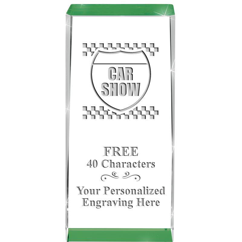 4.5" SPOTLIGHT GREEN CRYSTAL