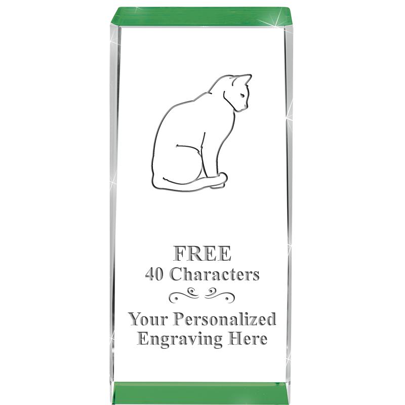 4.5" SPOTLIGHT GREEN CRYSTAL