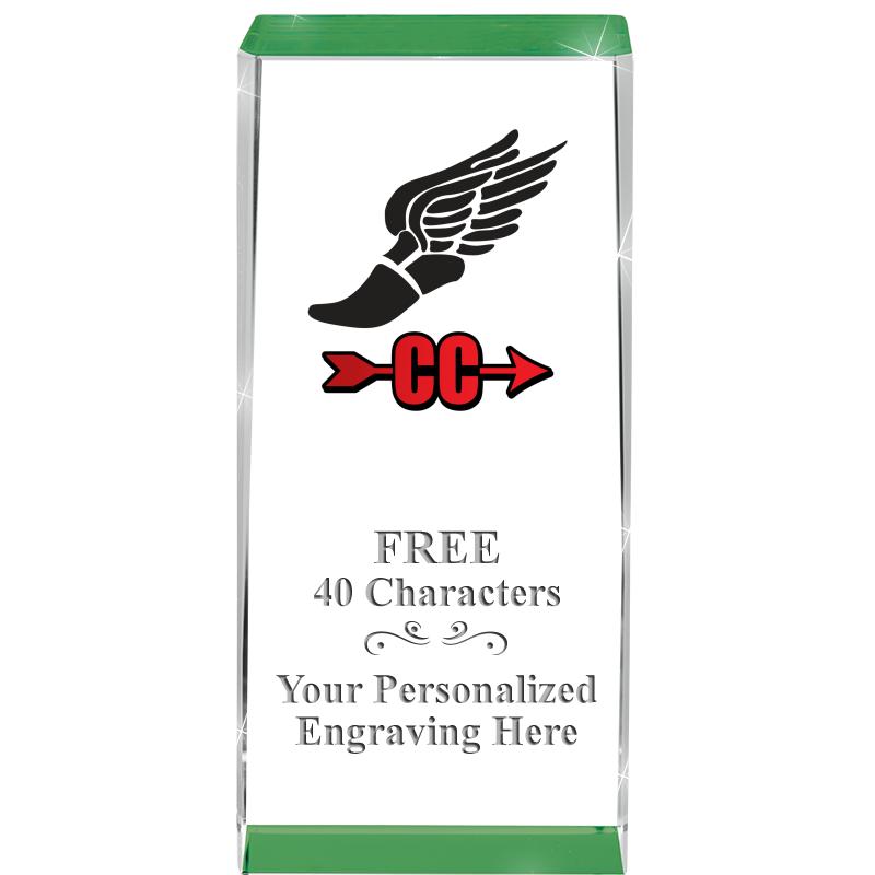 4.5" SPOTLIGHT GREEN CRYSTAL