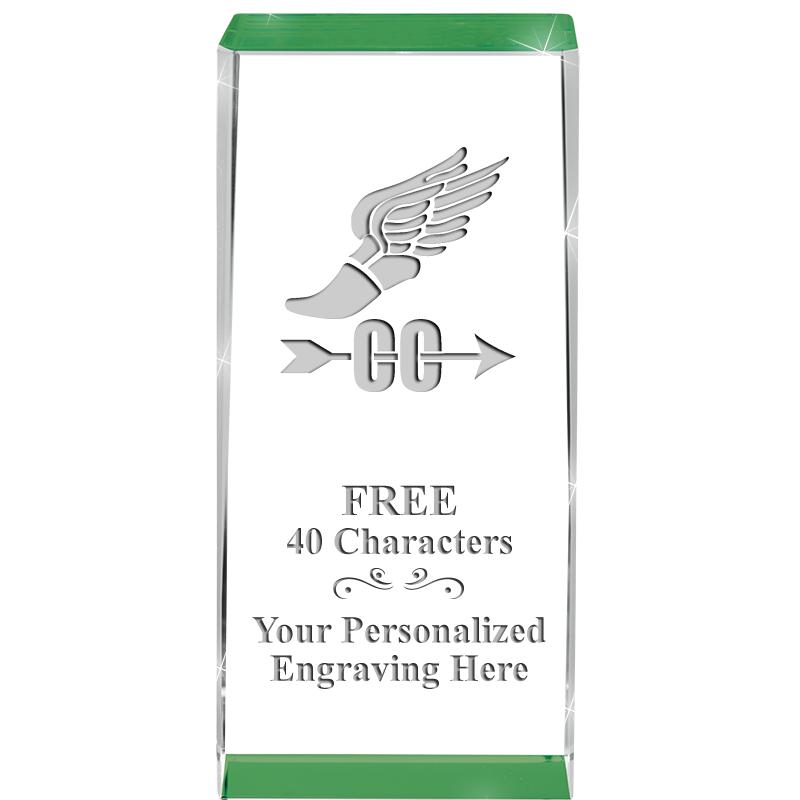 4.5" SPOTLIGHT GREEN CRYSTAL