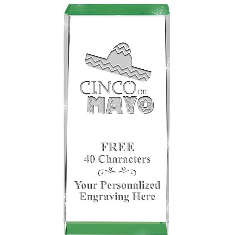 4.5" SPOTLIGHT GREEN CRYSTAL