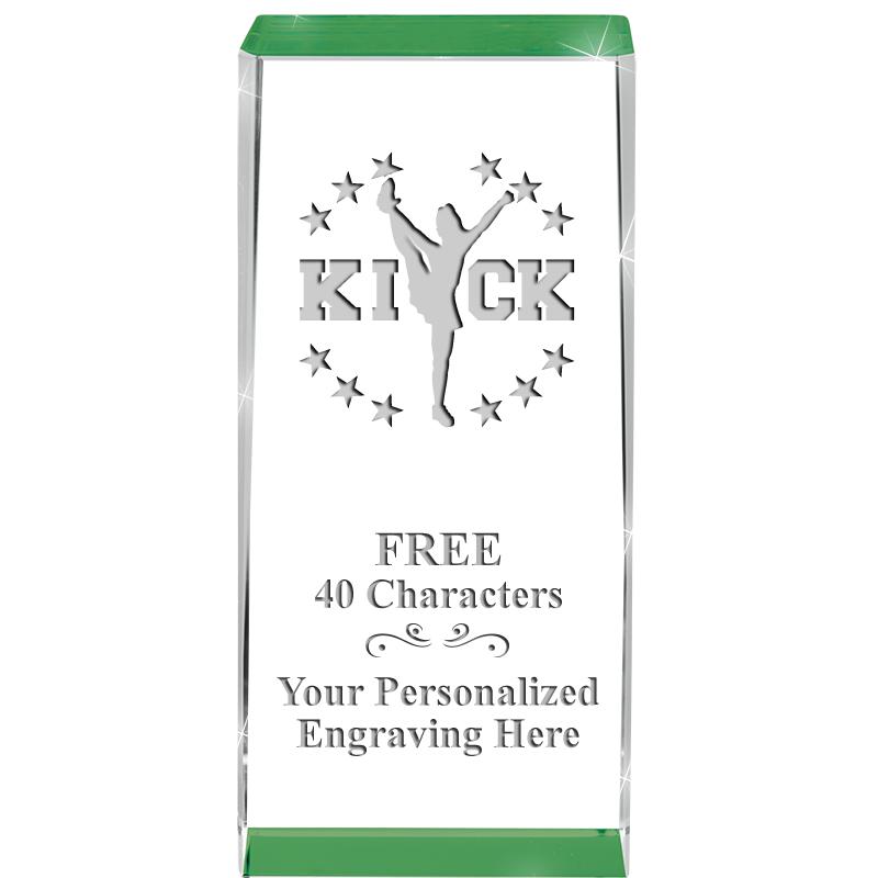 4.5" SPOTLIGHT GREEN CRYSTAL