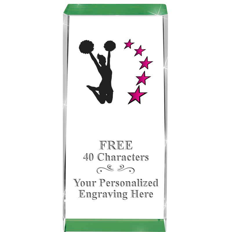 4.5" SPOTLIGHT GREEN CRYSTAL