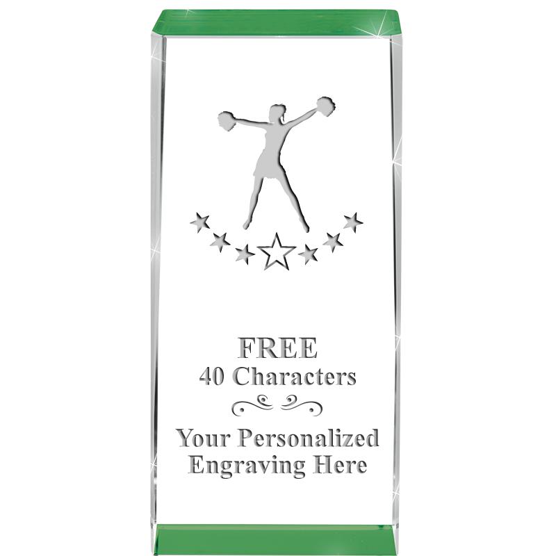 4.5" SPOTLIGHT GREEN CRYSTAL