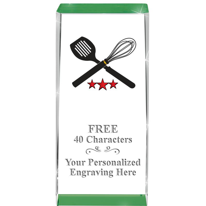 4.5" SPOTLIGHT GREEN CRYSTAL