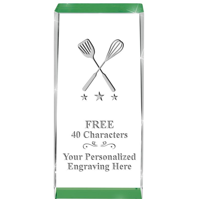 4.5" SPOTLIGHT GREEN CRYSTAL