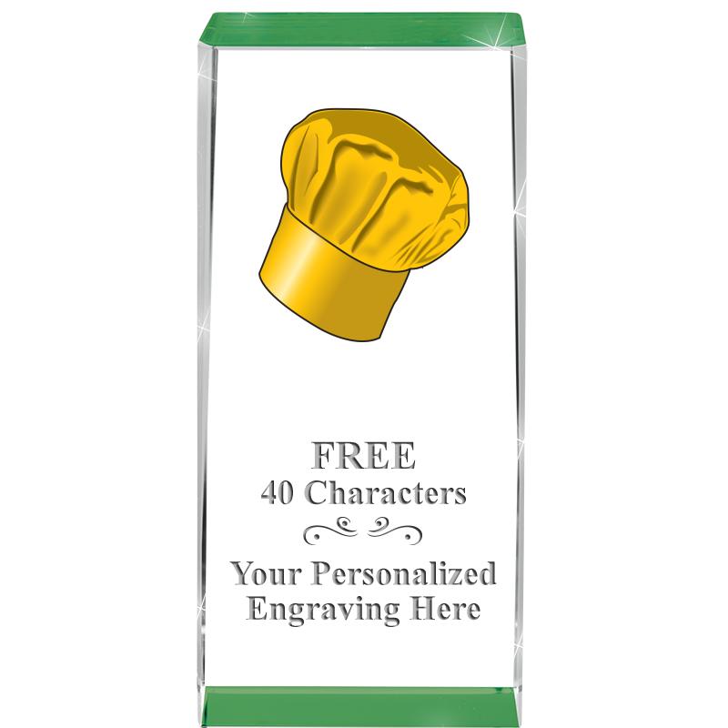 4.5" SPOTLIGHT GREEN CRYSTAL