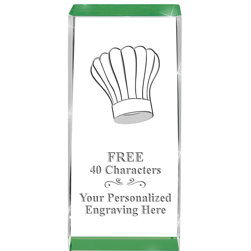 4.5" SPOTLIGHT GREEN CRYSTAL