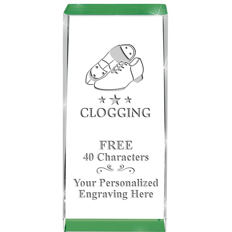 4.5" SPOTLIGHT GREEN CRYSTAL