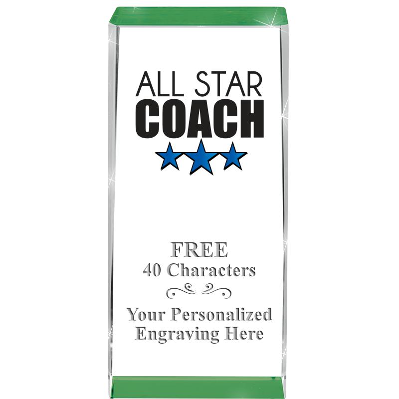 4.5" SPOTLIGHT GREEN CRYSTAL