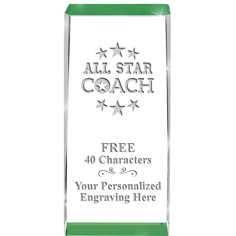 4.5" SPOTLIGHT GREEN CRYSTAL