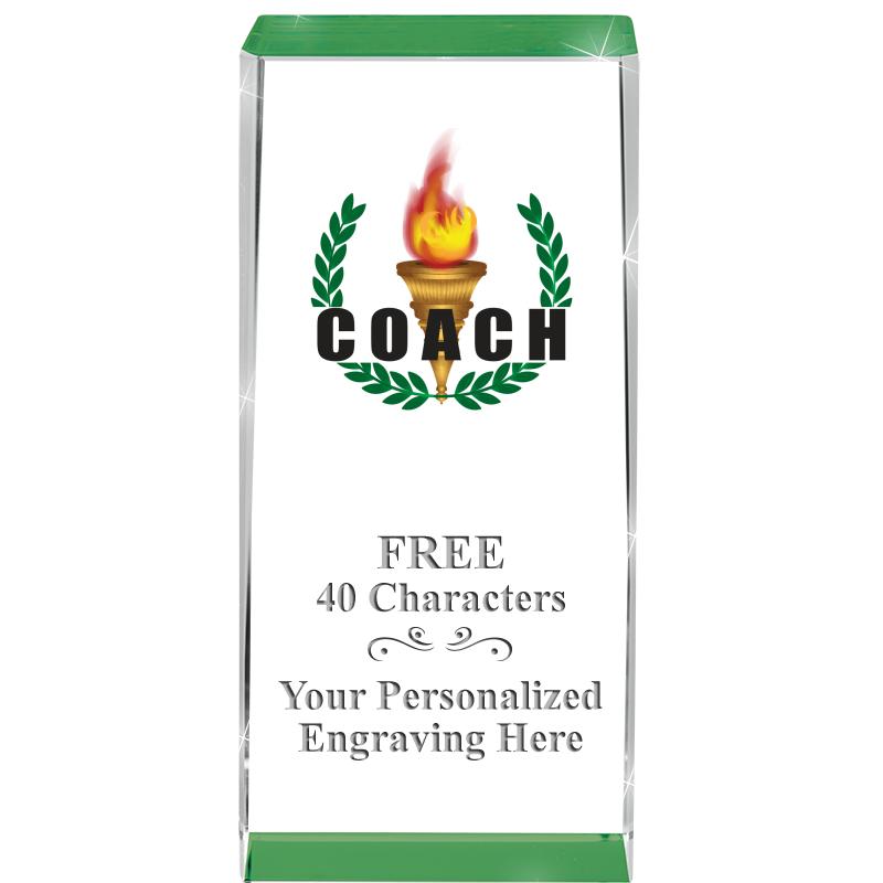 4.5" SPOTLIGHT GREEN CRYSTAL