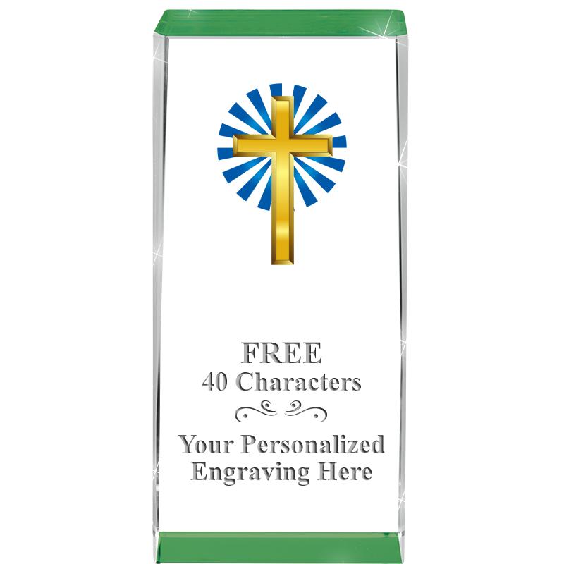 4.5" SPOTLIGHT GREEN CRYSTAL