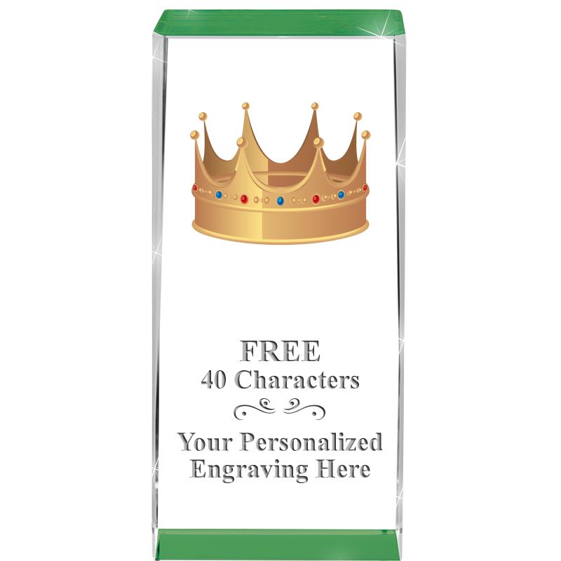 4.5" SPOTLIGHT GREEN CRYSTAL