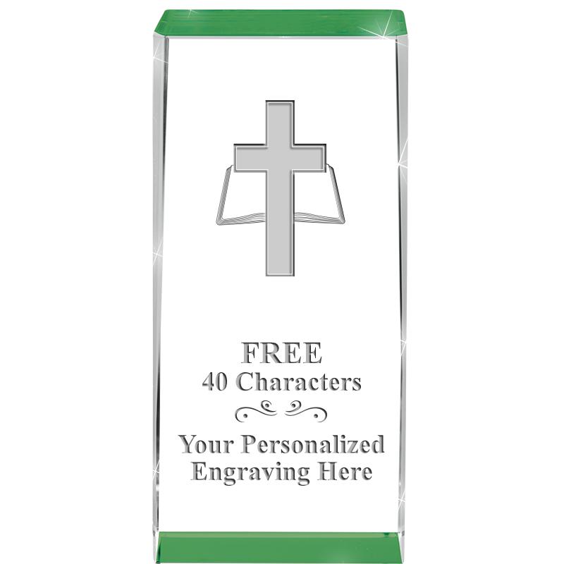 4.5" SPOTLIGHT GREEN CRYSTAL