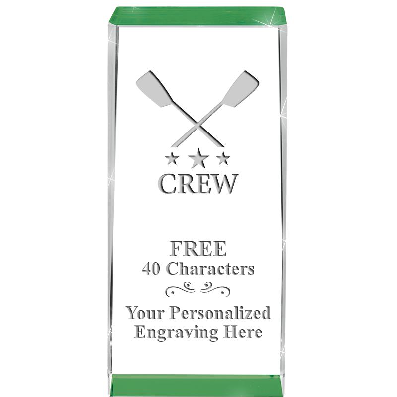 4.5" SPOTLIGHT GREEN CRYSTAL