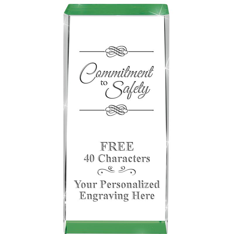 4.5" SPOTLIGHT GREEN CRYSTAL