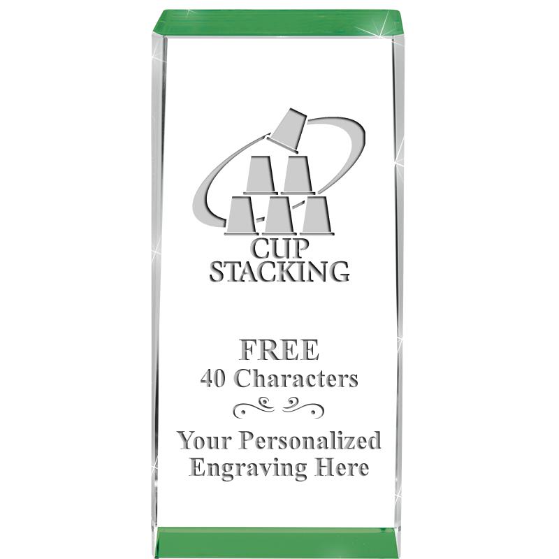 4.5" SPOTLIGHT GREEN CRYSTAL