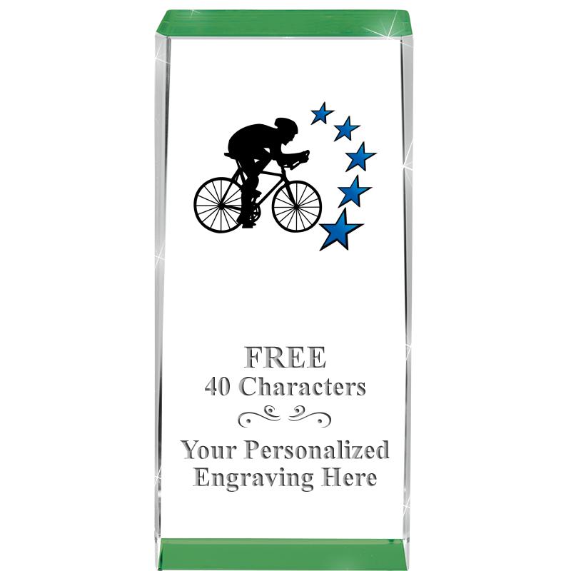 4.5" SPOTLIGHT GREEN CRYSTAL