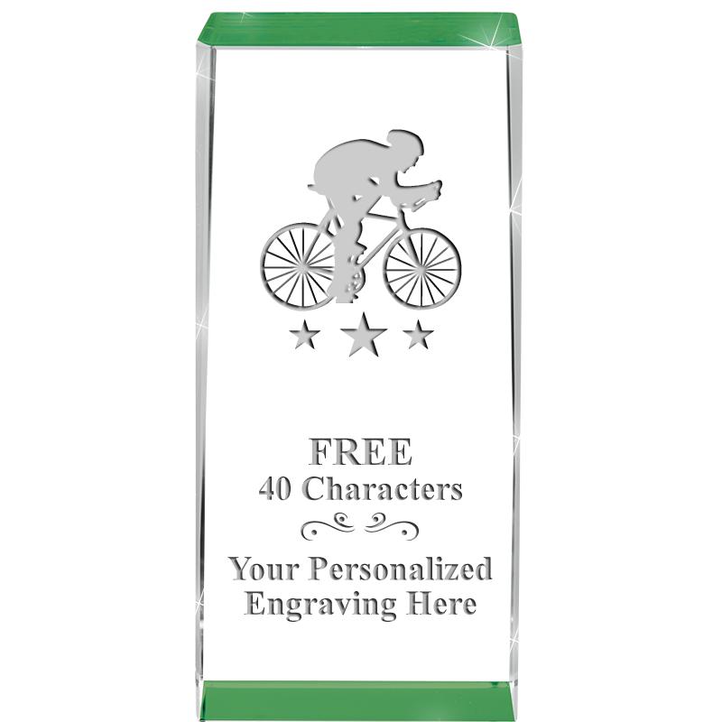 4.5" SPOTLIGHT GREEN CRYSTAL