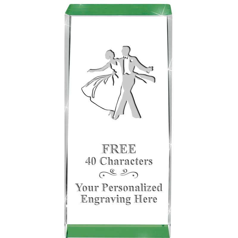 4.5" SPOTLIGHT GREEN CRYSTAL