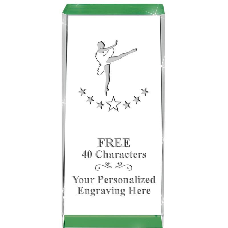 4.5" SPOTLIGHT GREEN CRYSTAL