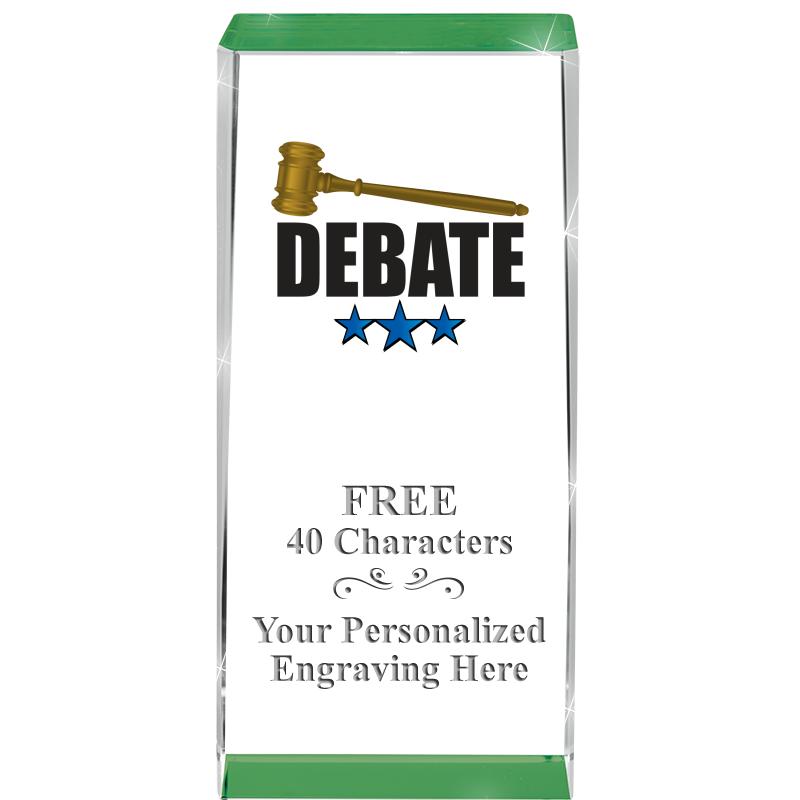 4.5" SPOTLIGHT GREEN CRYSTAL