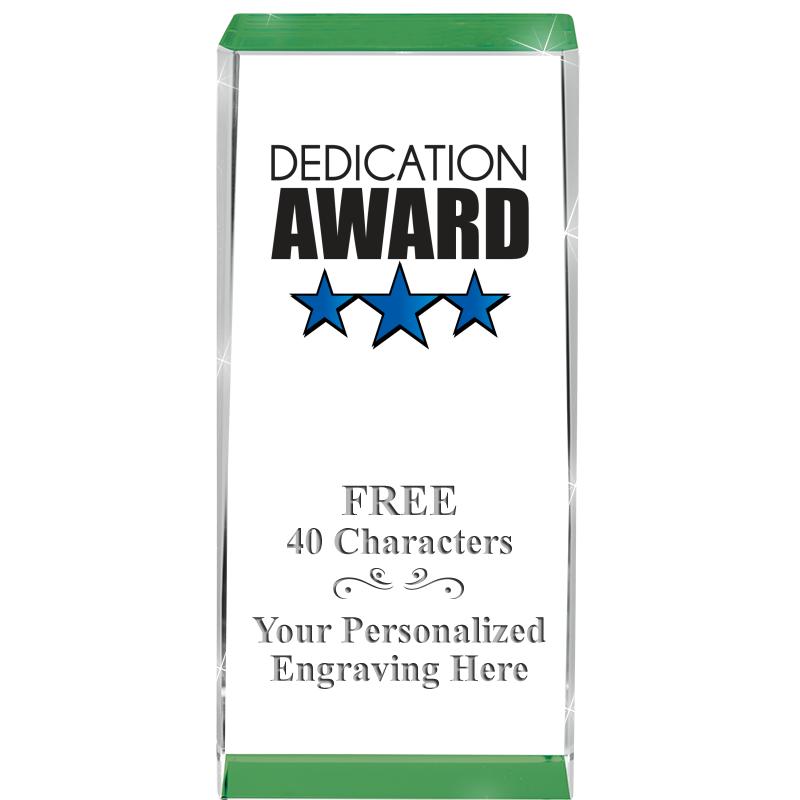 4.5" SPOTLIGHT GREEN CRYSTAL