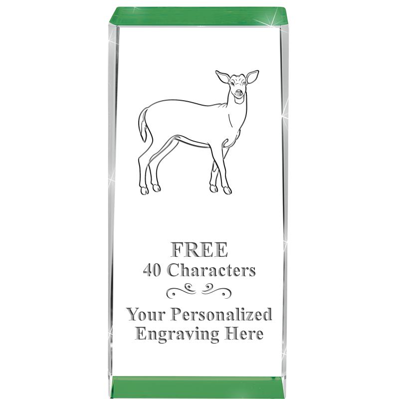 4.5" SPOTLIGHT GREEN CRYSTAL