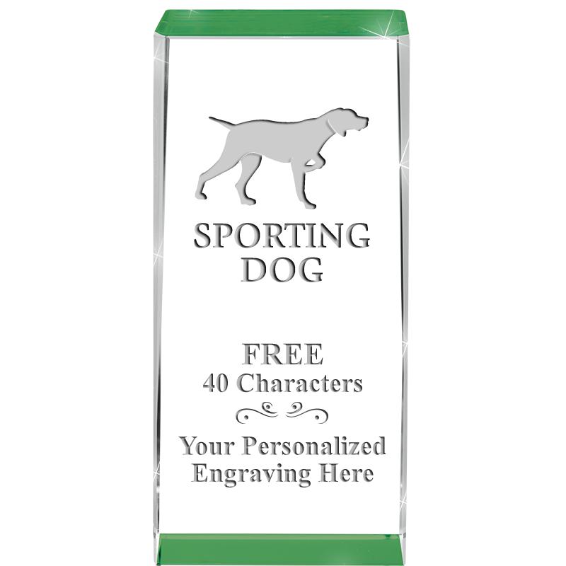 4.5" SPOTLIGHT GREEN CRYSTAL