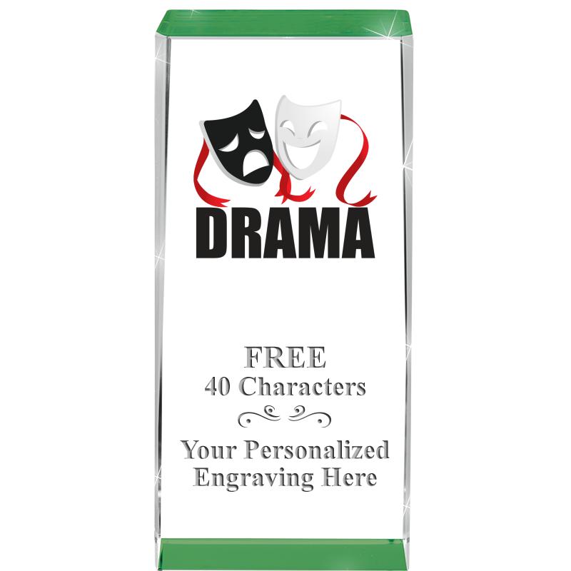 4.5" SPOTLIGHT GREEN CRYSTAL