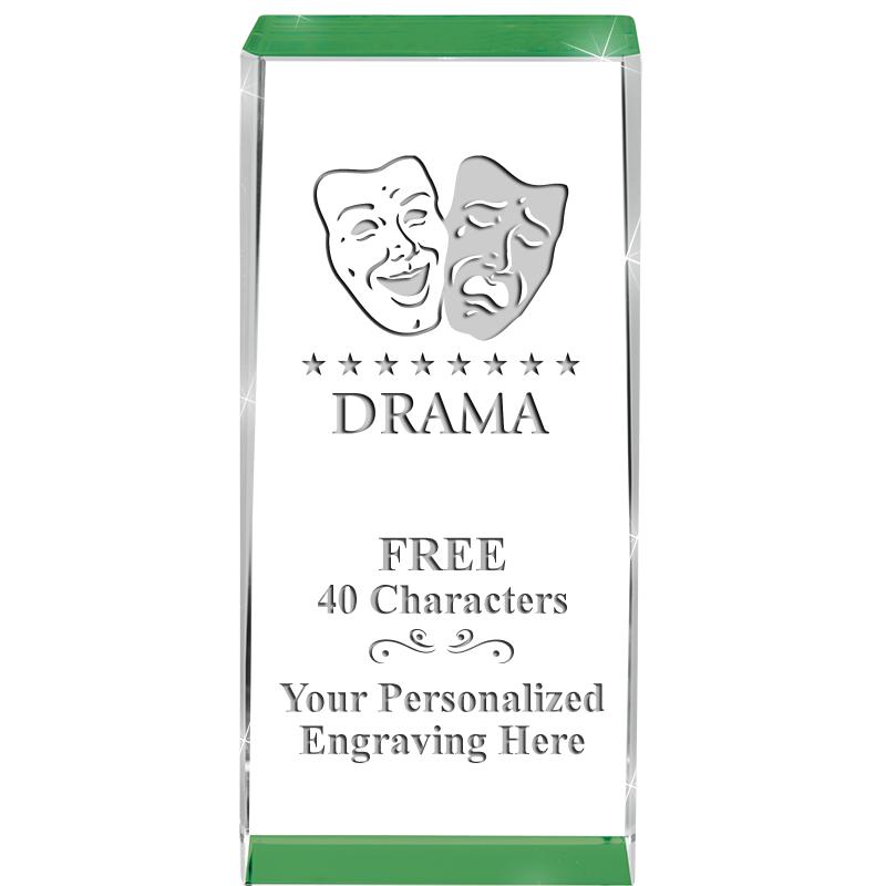 4.5" SPOTLIGHT GREEN CRYSTAL