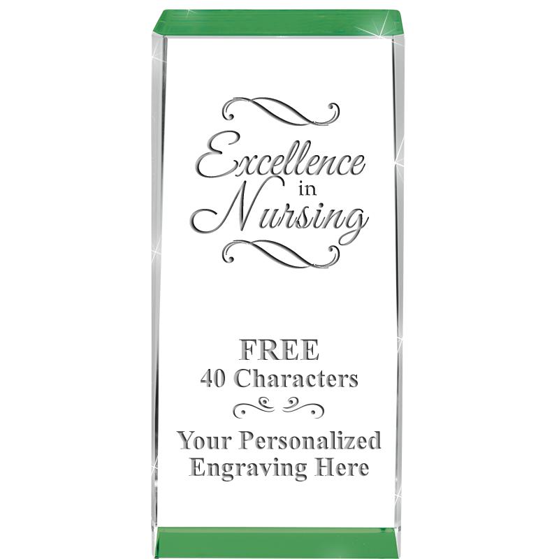 4.5" SPOTLIGHT GREEN CRYSTAL