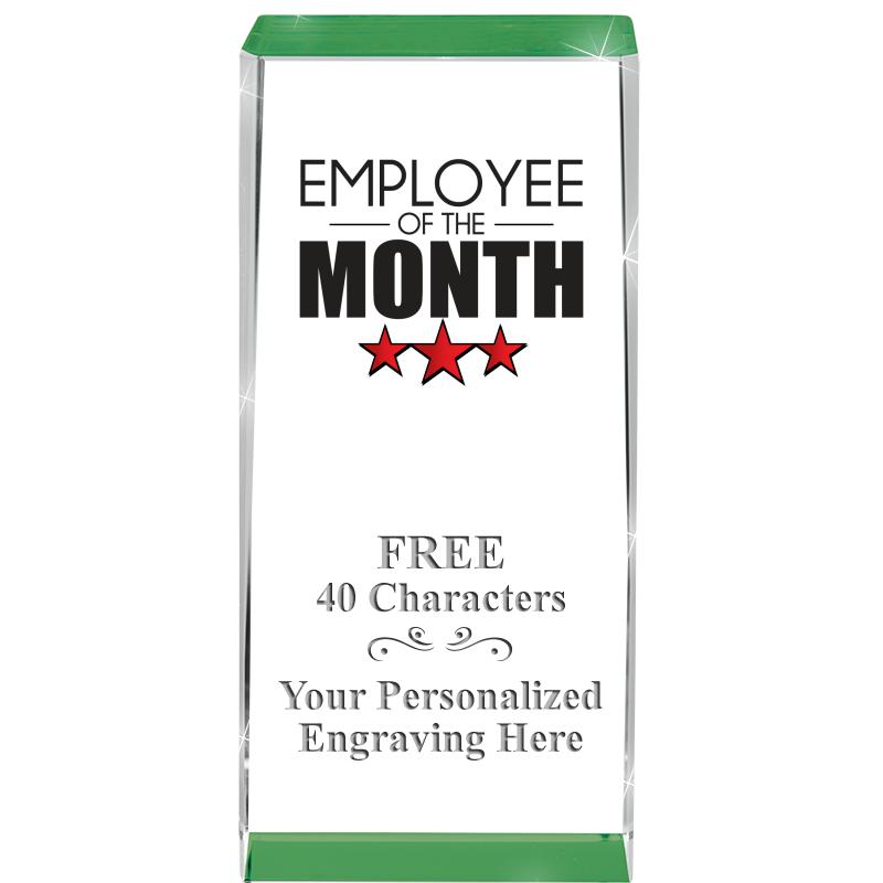 4.5" SPOTLIGHT GREEN CRYSTAL