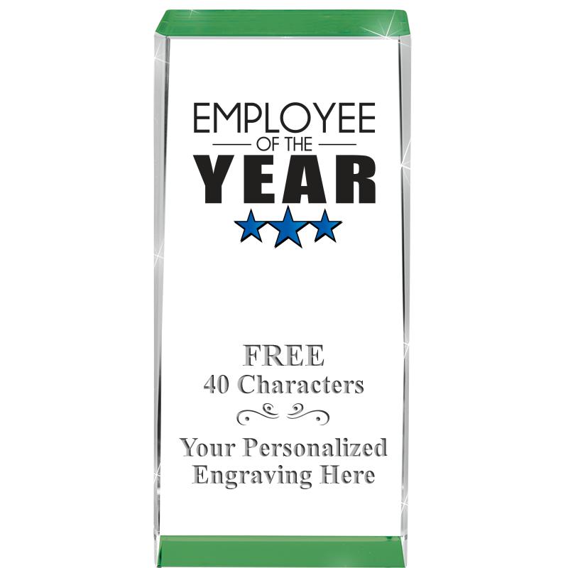 4.5" SPOTLIGHT GREEN CRYSTAL